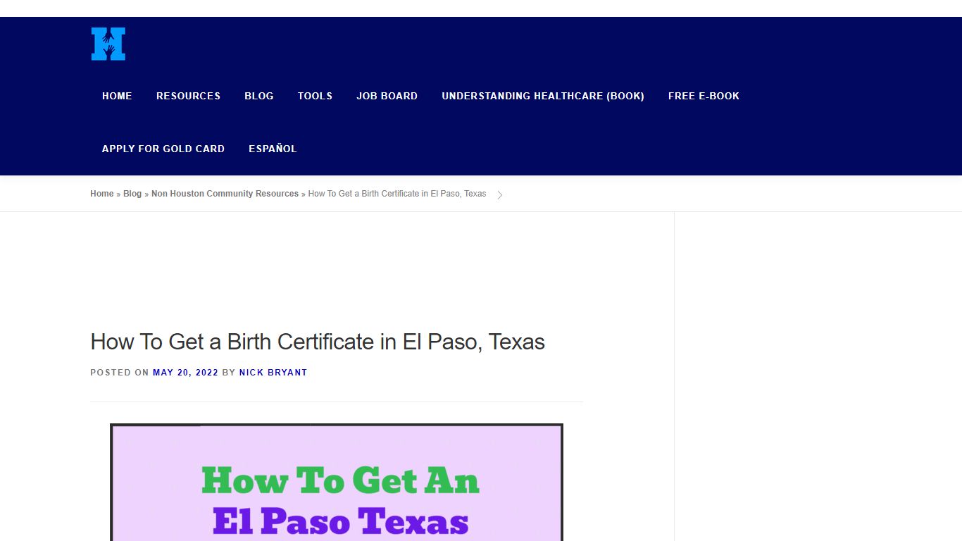 How To Get a Birth Certificate in El Paso, Texas